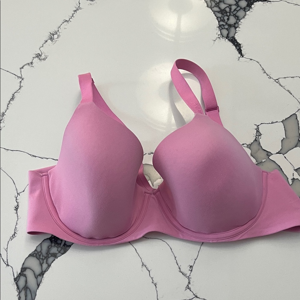 Aerie Smoothez Full Coverage Bubble Pink Bra, Size 38C